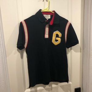 GUCCI G patch polo shirt